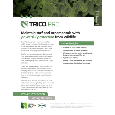 TRICO<sup>®</sup> PRO Turf and Ornamentals Flyer